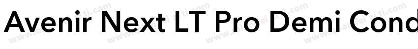 Avenir Next LT Pro Demi Cond Regula字体转换
